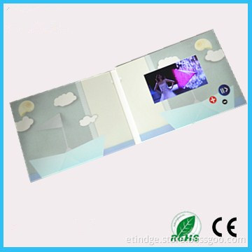 Customized 2.4'' 2.8'' 4.3'' 5'' 7'' 10'' LCD Digital Video Greeting Card /Business Video Card
